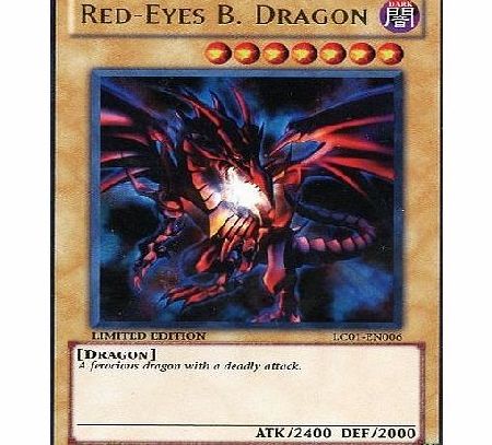 Yu Gi Oh Yu-Gi-Oh Card - LC01-EN006 - RED-EYES B. DRAGON (ultra rare holo) [Toy]